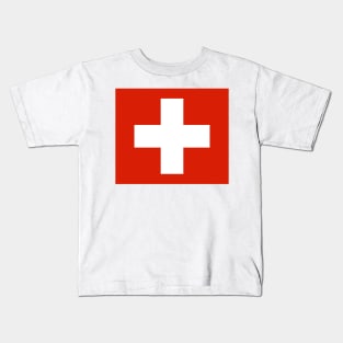 Swiss Flag Kids T-Shirt